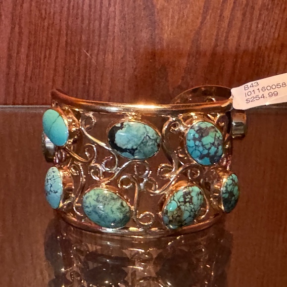 Turquoise cuff bracelet